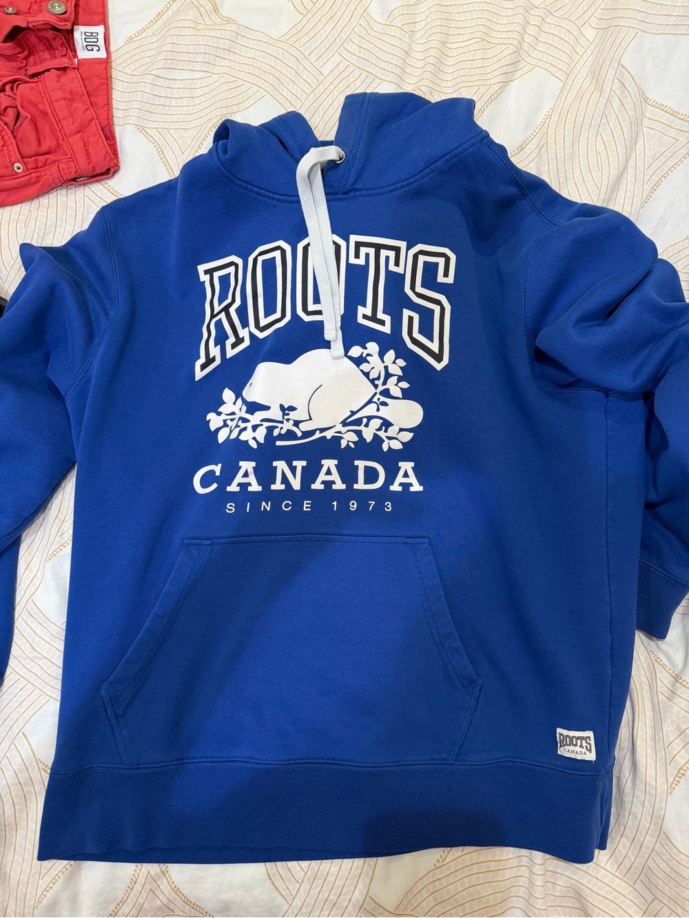 Roots Blue Canada Logo women Hoodie Sweatshirt